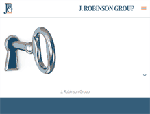 Tablet Screenshot of jrobinsongroup.com